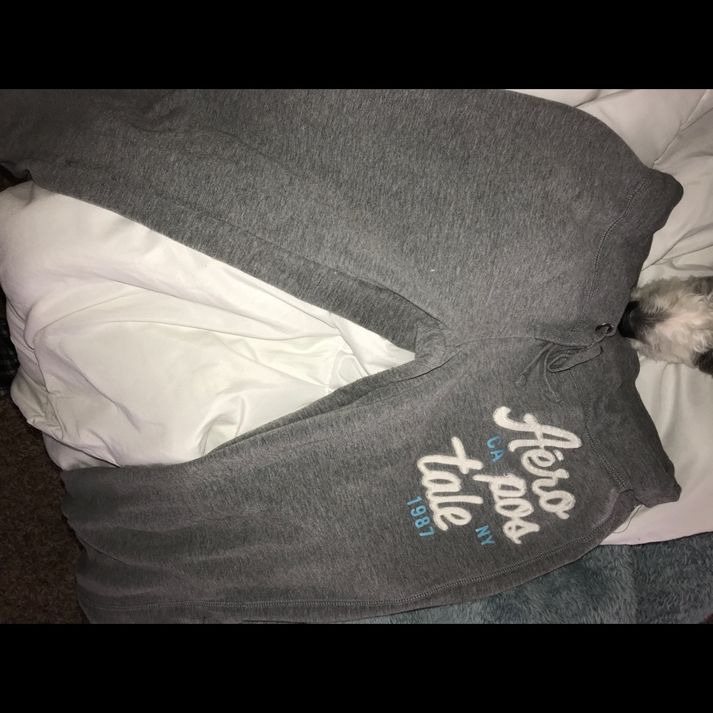 Grey Aeropostale yoga pants